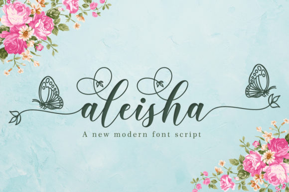 Aleisha: Elegant Handwritten Font