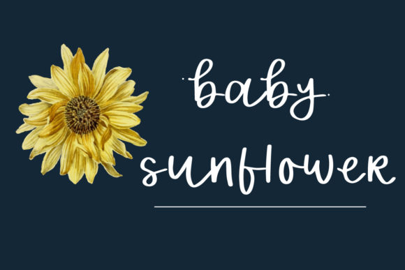 Baby Sunflower Font Review