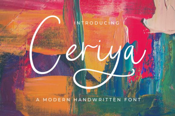Ceriya: A Timeless Handwritten Font