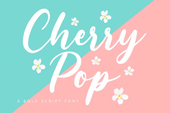 Cherry Pop Font: Elegant Handwritten Style
