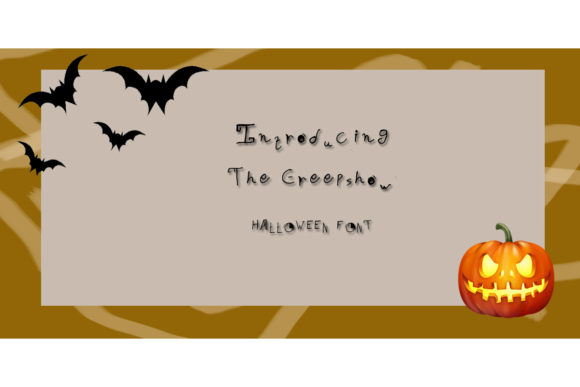 Creep Show Font for Web Design