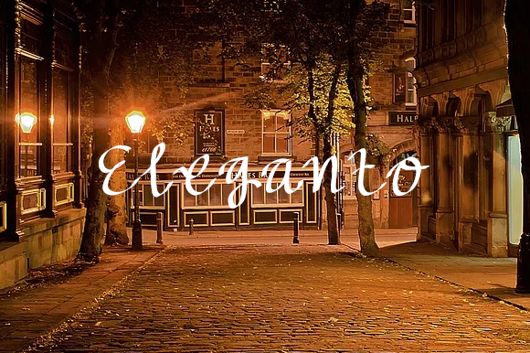 Eleganto: A Beautiful Script Font