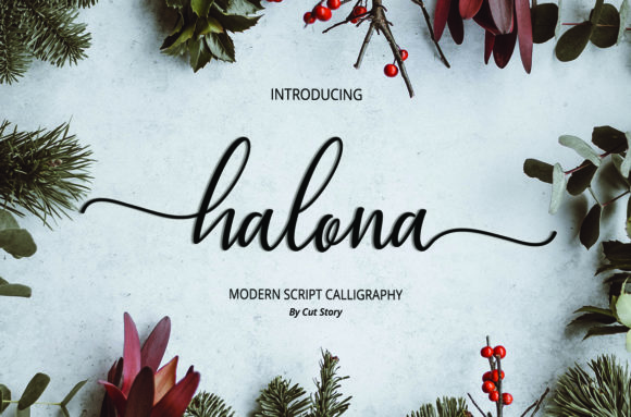 Halona: A Handwritten Font for Elegant Design