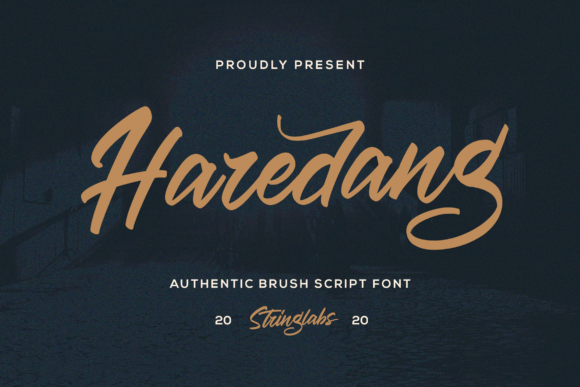 Haredang: A Handwritten Font for Elegant Design