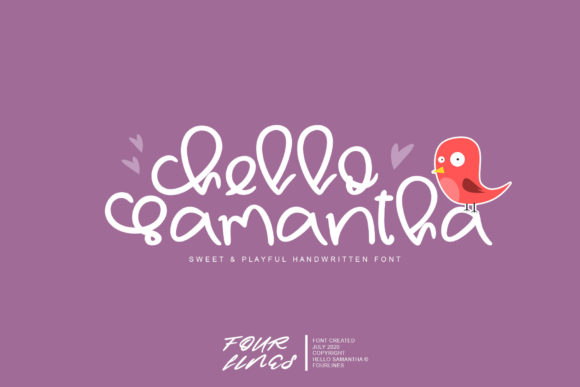 Hello Samantha: A Font for Elegant Expression