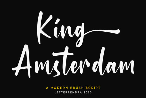 King Amsterdam: A Timeless Handwritten Font