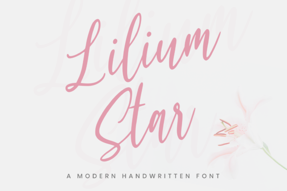 Lilium Star Font for Business