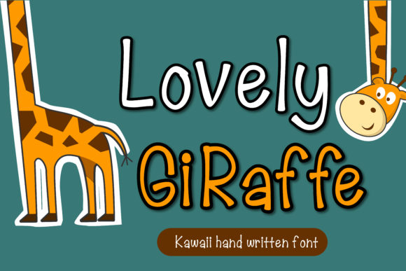 Loose Giraffe Font for Creative Publishing