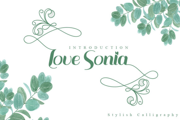 Love Sonia Font: Elegant Script Amp