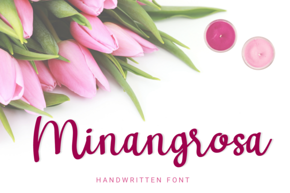 Minangrosa: A Flowing Script Font