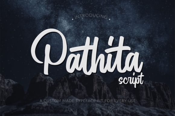 Pathita: A Delicate Handwritten Font