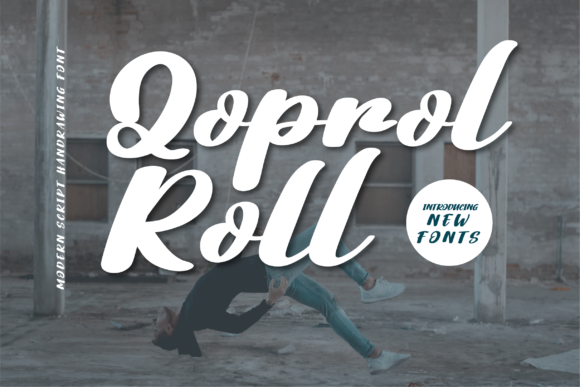 Qoprol Roll: A Handwritten Font for Creative Makers