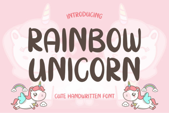 Rainbow Unicorn: A Bold Script for Creative Projects
