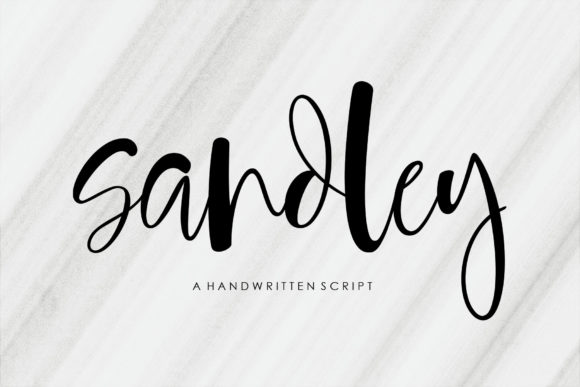 Sandley: A Handwritten Font for Creative Projects