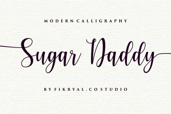 Sugar Daddy Font: A Touch of Elegance