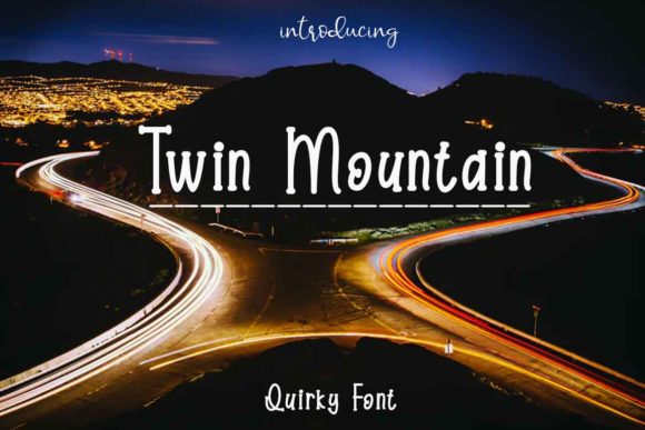 Twin Mountain: A Font for Authentic Branding