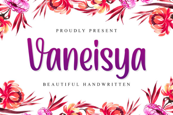 Vaneisya: A Beautiful Handwritten Font