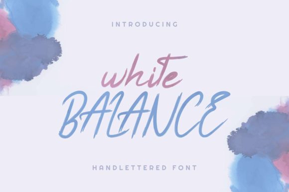 White Balance Font for Elegant Design